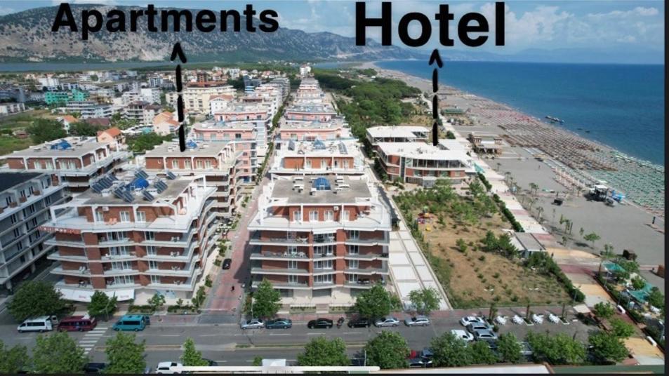 Fishta Hotel & Apartments เวลิโปเยอ ภายนอก รูปภาพ